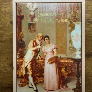 Mansplaining and Allergic to People Funny Satire Art (2)